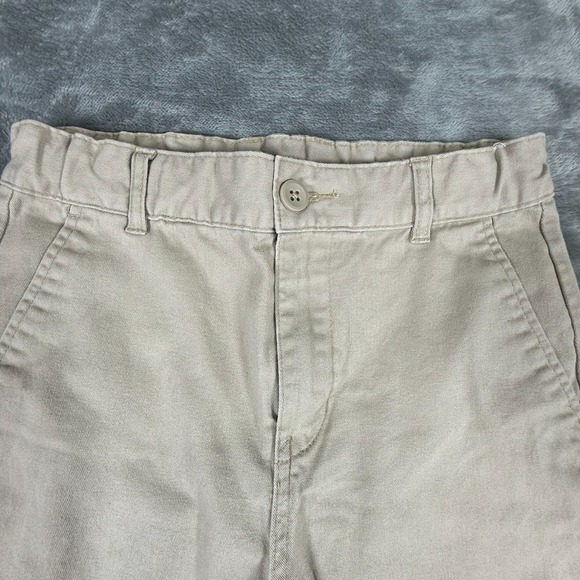Old Navy Boy's Khaki Shorts Size 12 Built-In-Flex Adjustable Waist Camel - Picture 3 of 14
